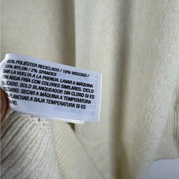 Universal Thread™ Women's Long Sleeve Midi Sweater Dress - Cream XXL - Picture 11 of 12